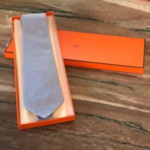 Hermes tie with tags new in box